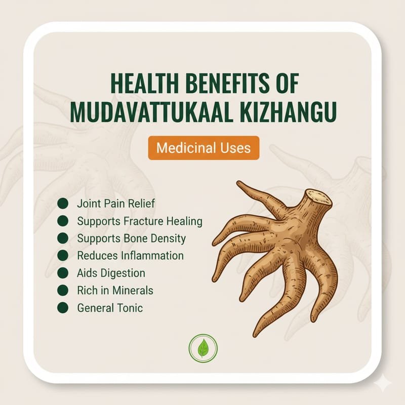 Mudavattukaal Soup Mix (Oak Leaf Basket Fern) - 25 gms - Image 2